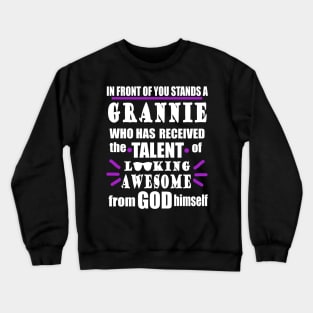 Grandma pension birthday gift beauty Crewneck Sweatshirt